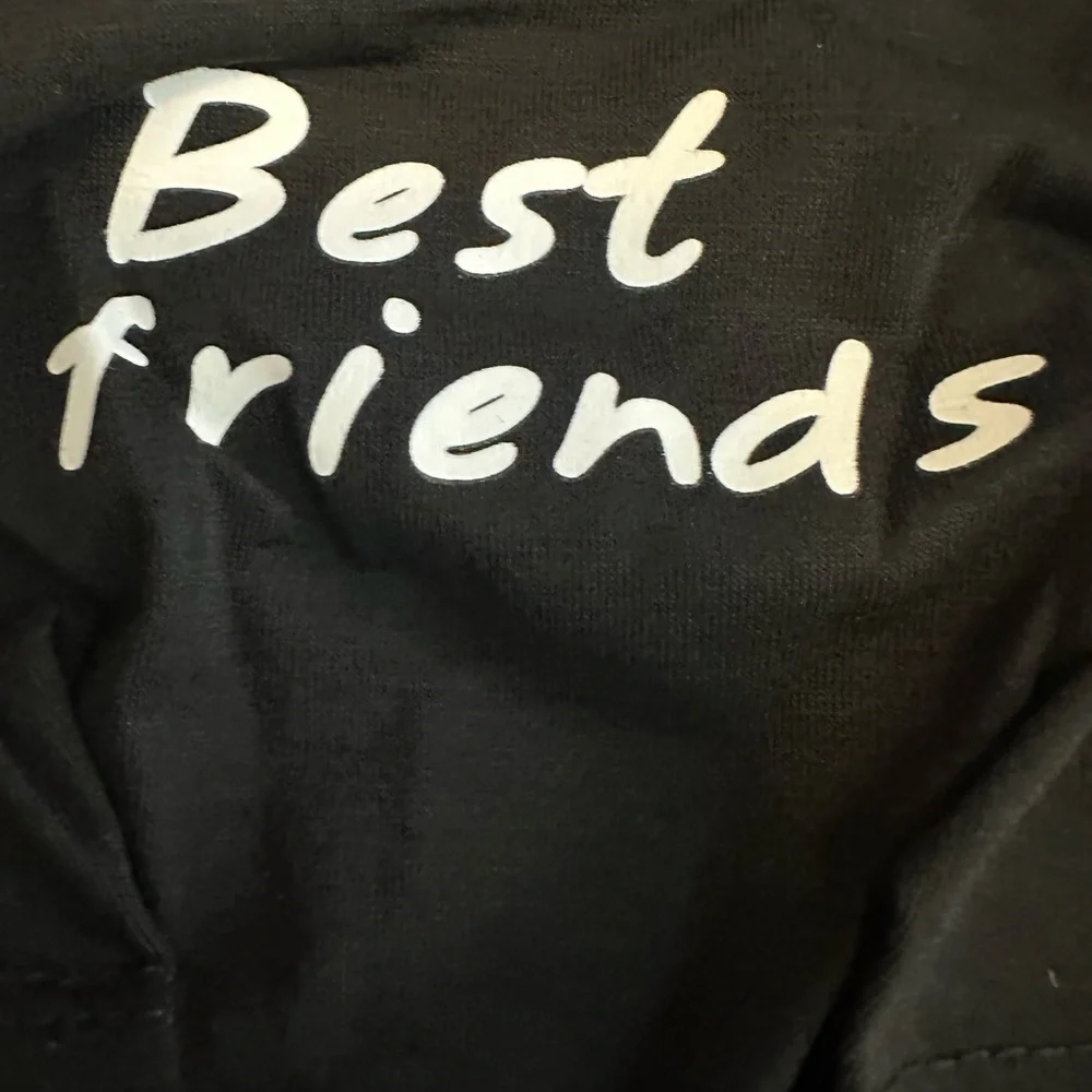 🩷5/$10 Black 'Best Friends' Pet Shirt